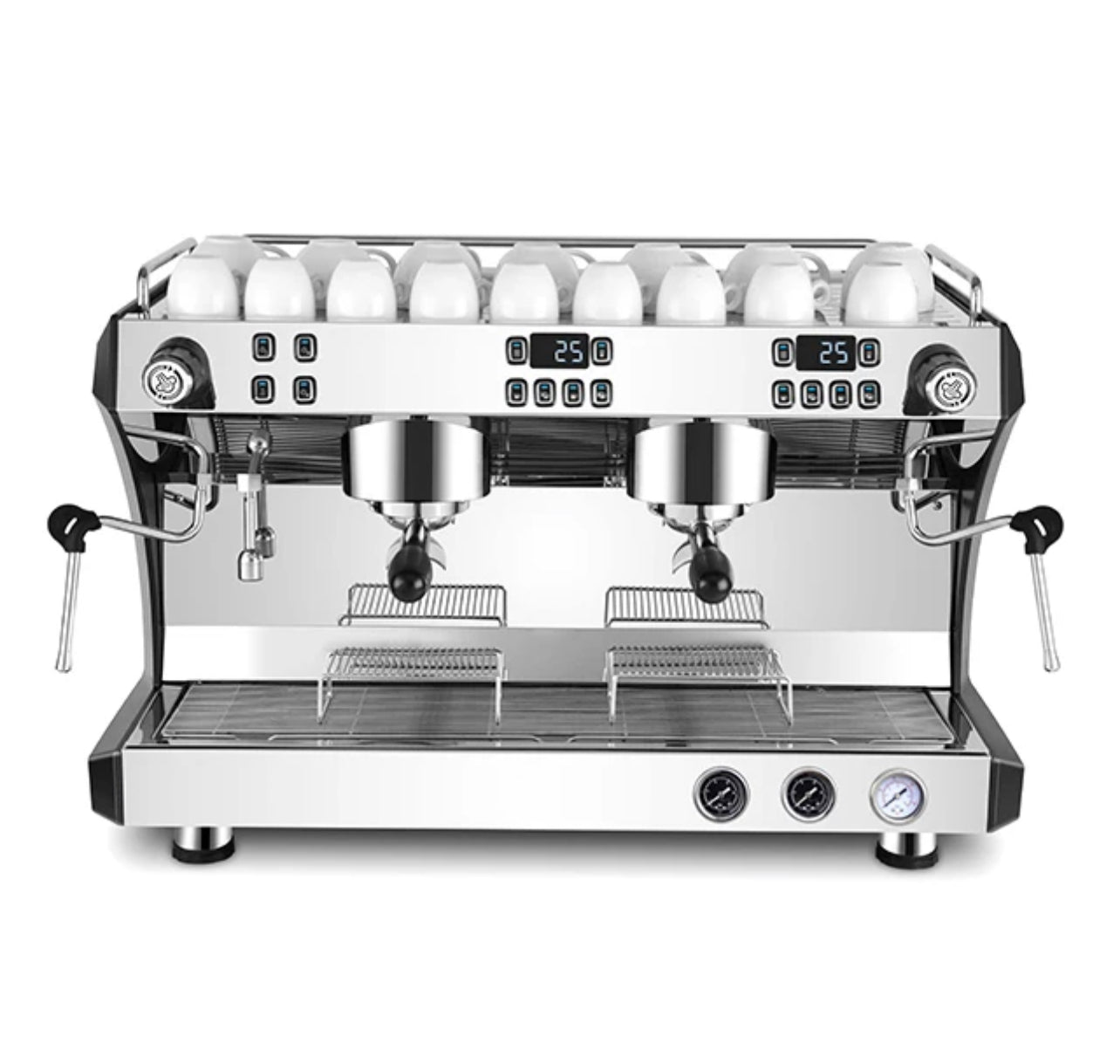 Gemilai CRM 3120 2-Group Commercial Espresso Machine