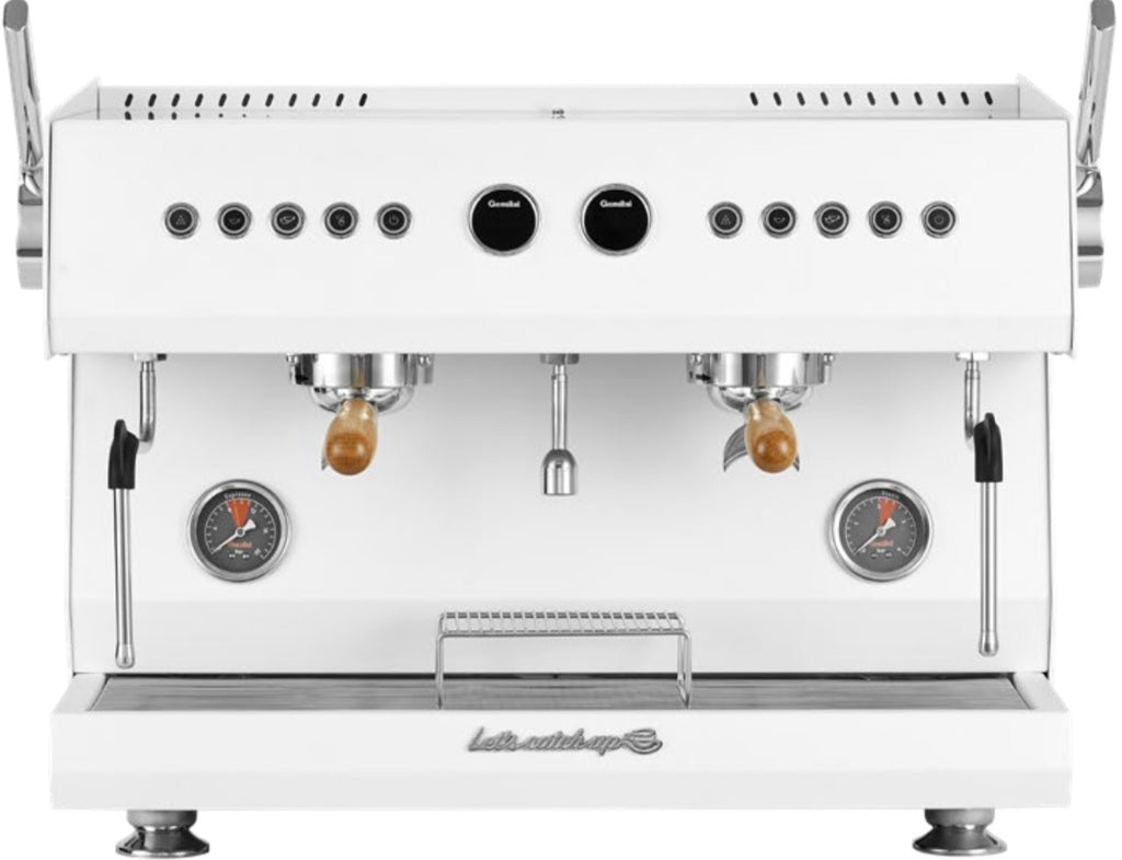 Gemilai G3211 2-Group Commercial Espresso Machine (220v) - White