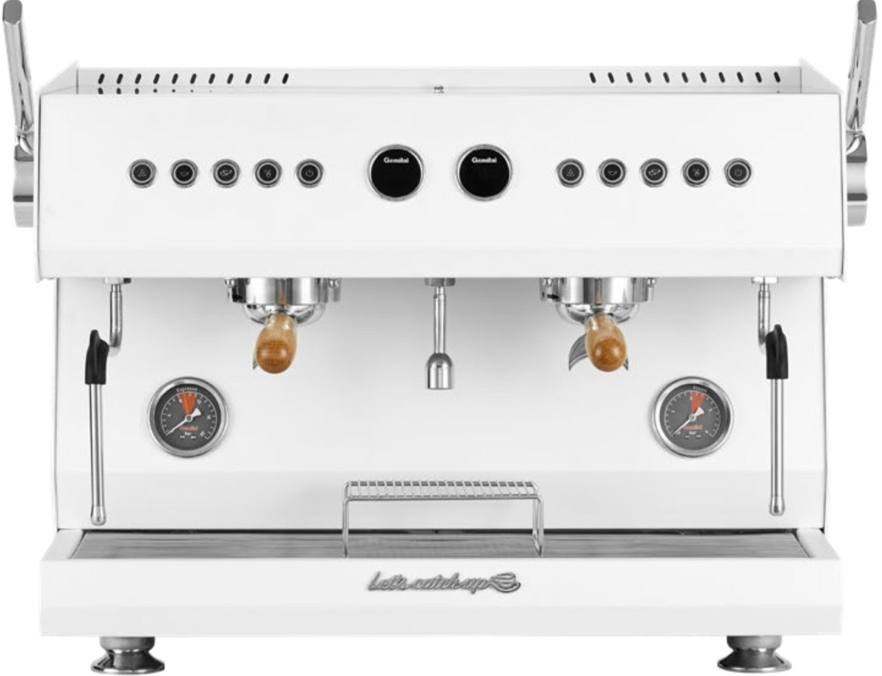 Gemilai G3211 2-Group Commercial Espresso Machine (220v) - White