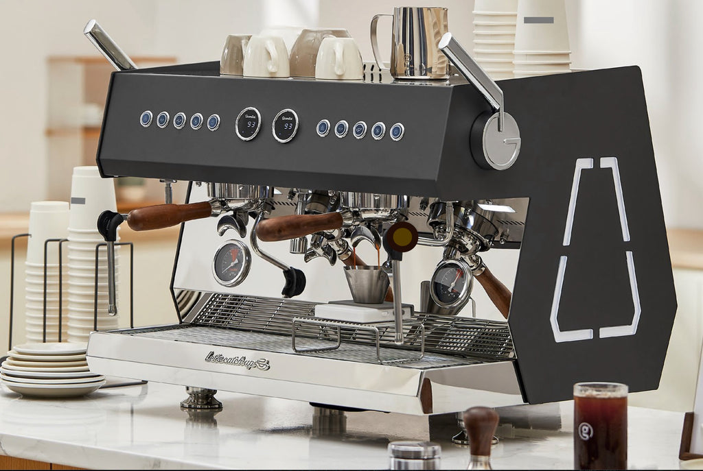 Gemilai G3211 2-Group Commercial Espresso Machine (220v) - Black